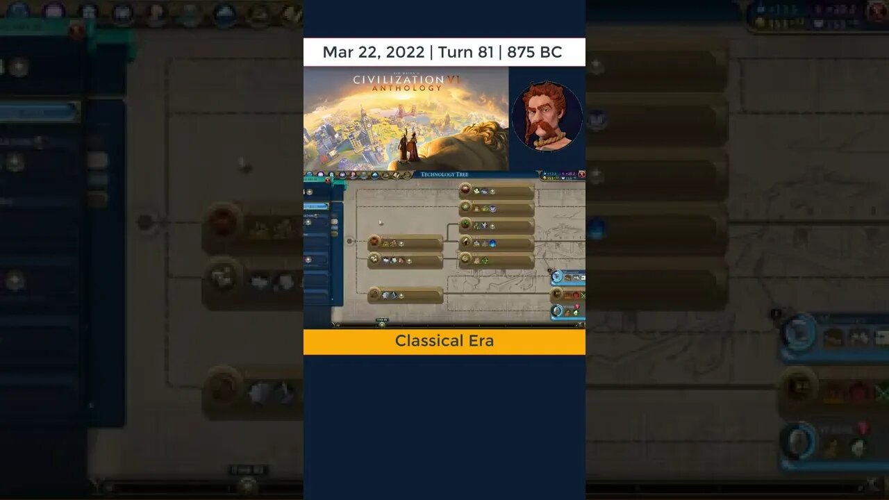 #oneturnadaychallenge #civ6 – Turn 81 - NAVY! #shorts