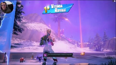 Live Vitoria no Fortnite em dupla no PS5