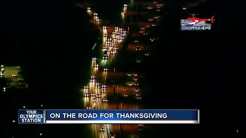 More Thanksgiving travelers on Wisconsin roads