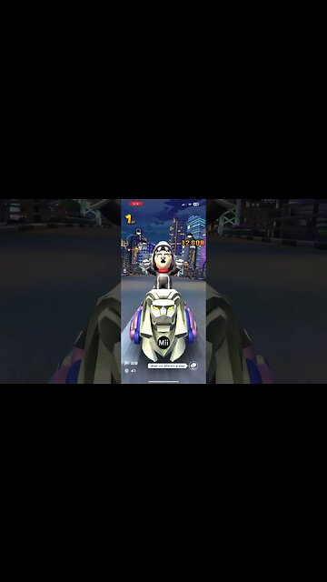 Mario Kart Tour - Fish Bone Mii Racing Suit Gameplay (Night Tour Ranked Cup Reward Driver)