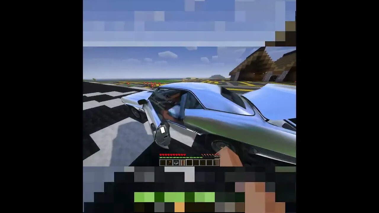 Realistic CAR in MineCraft 🚗 #YoSquad #minecraft #майнкрафт #shorts