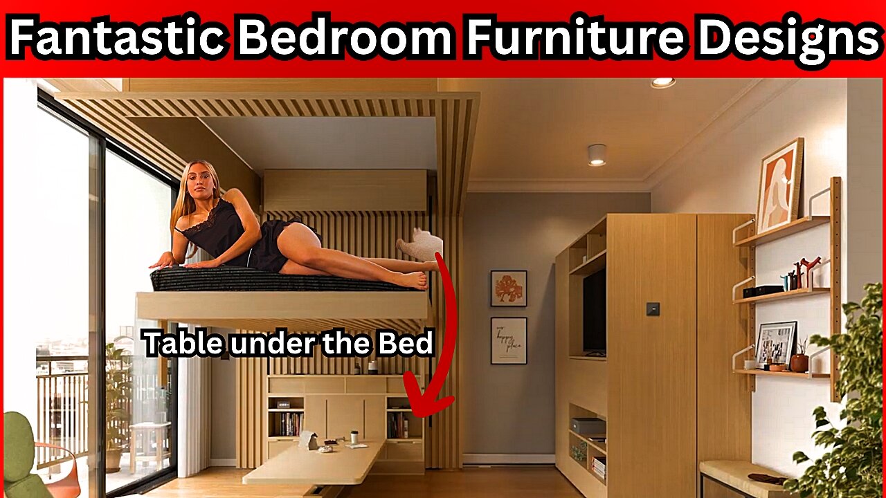 10 Fantastic Bedroom Furniture Designs and Space Saving Furniture Ideas Ep:10