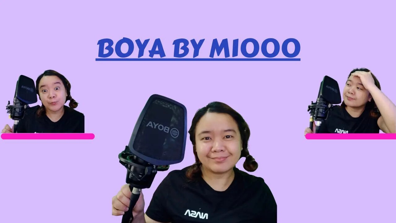 TESTING MY NEW MICROPHONE - BOYA BY M1000