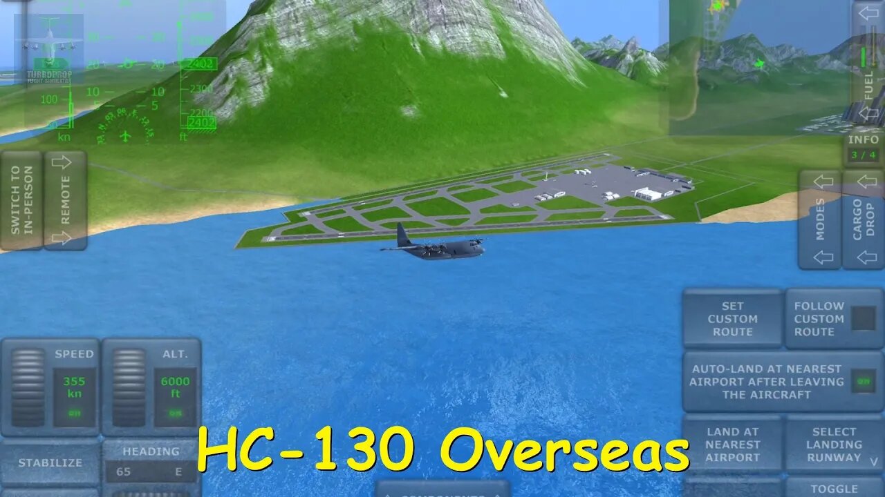 Flying HC-130 Overseas | Turboprop Flight Simulator