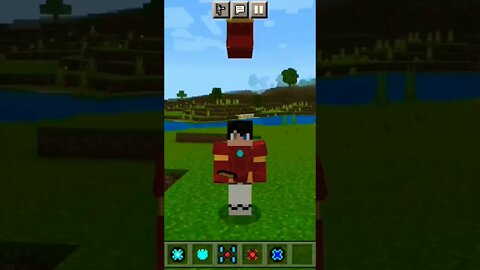 Virei homem de ferro no minecraft ⛰🤯🤯🤯🤯🔥🔥😱😱🤯#viral #shorts #minecraft #fypシ