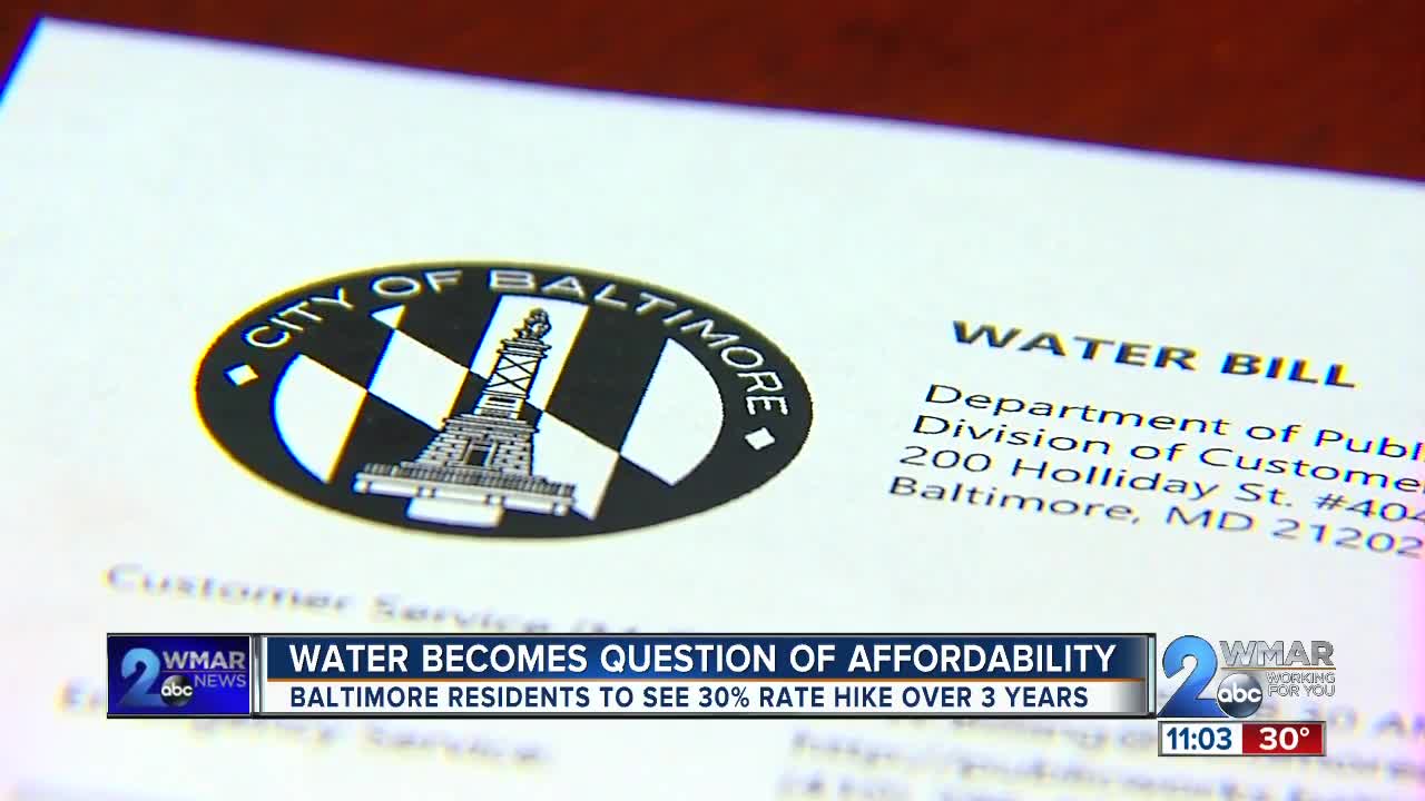 Water becomes question of affordability in Baltimore