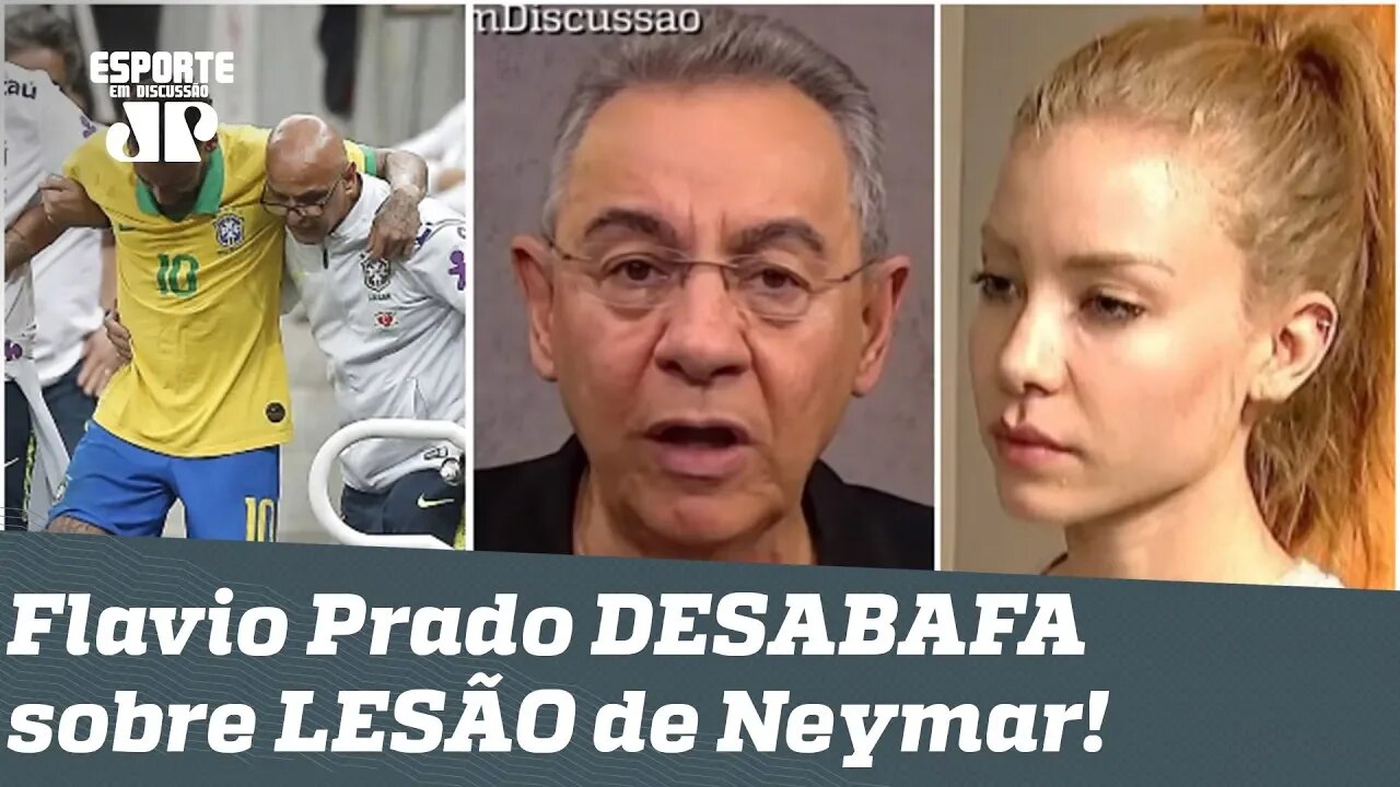 A lesão de Neymar foi uma FARSA? Flavio Prado DESABAFA: "IDIOTAS!"