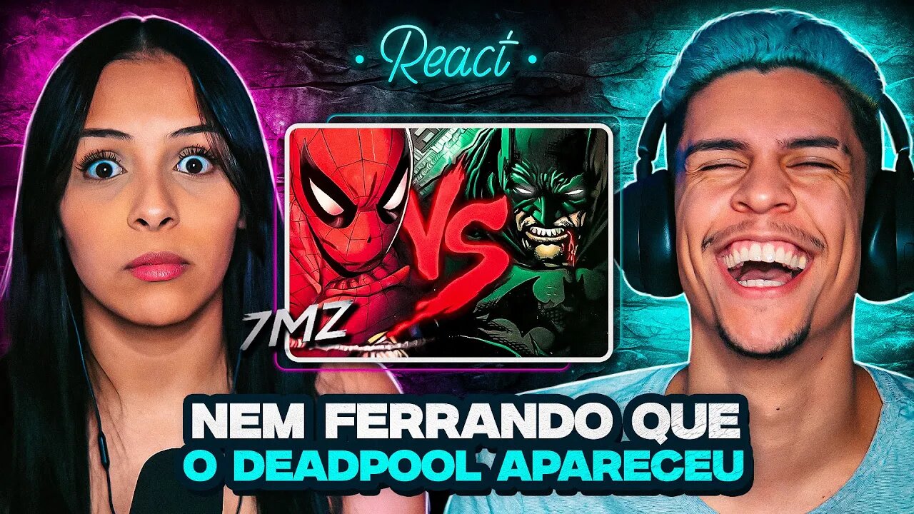 7MZ ft. TAUZ - Homem-Aranha VS. Batman | Duelo de Titãs | [React em Casal] 🔥