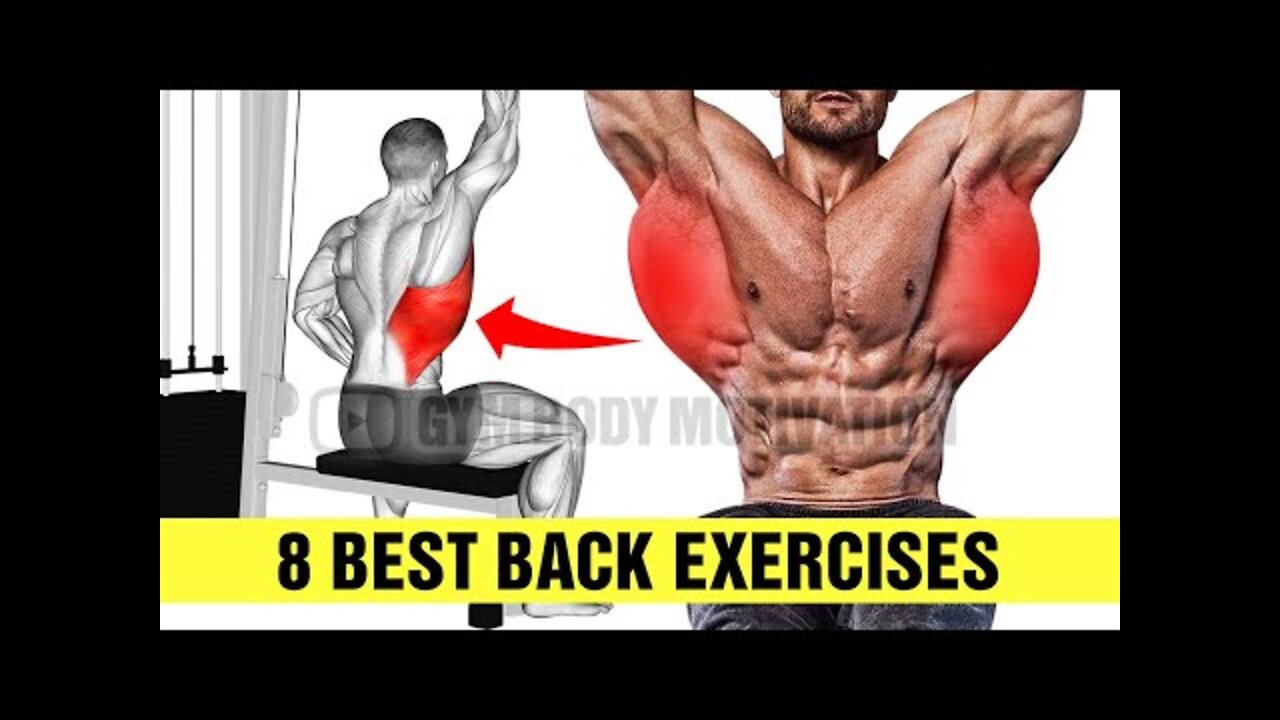 8 Effective Exercises To Build A Big Back - Gym Body Motivation