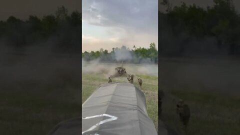 Video from the soldiers gunners of the 11th Separate Guards airborne assault Brigade