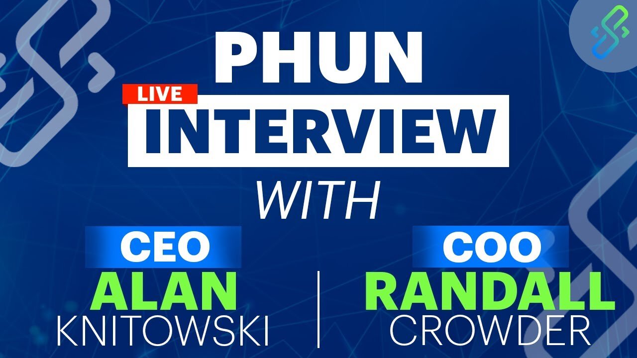 Does $PHUN go together with $RUM? We find out today in PHUN CEO Interview!