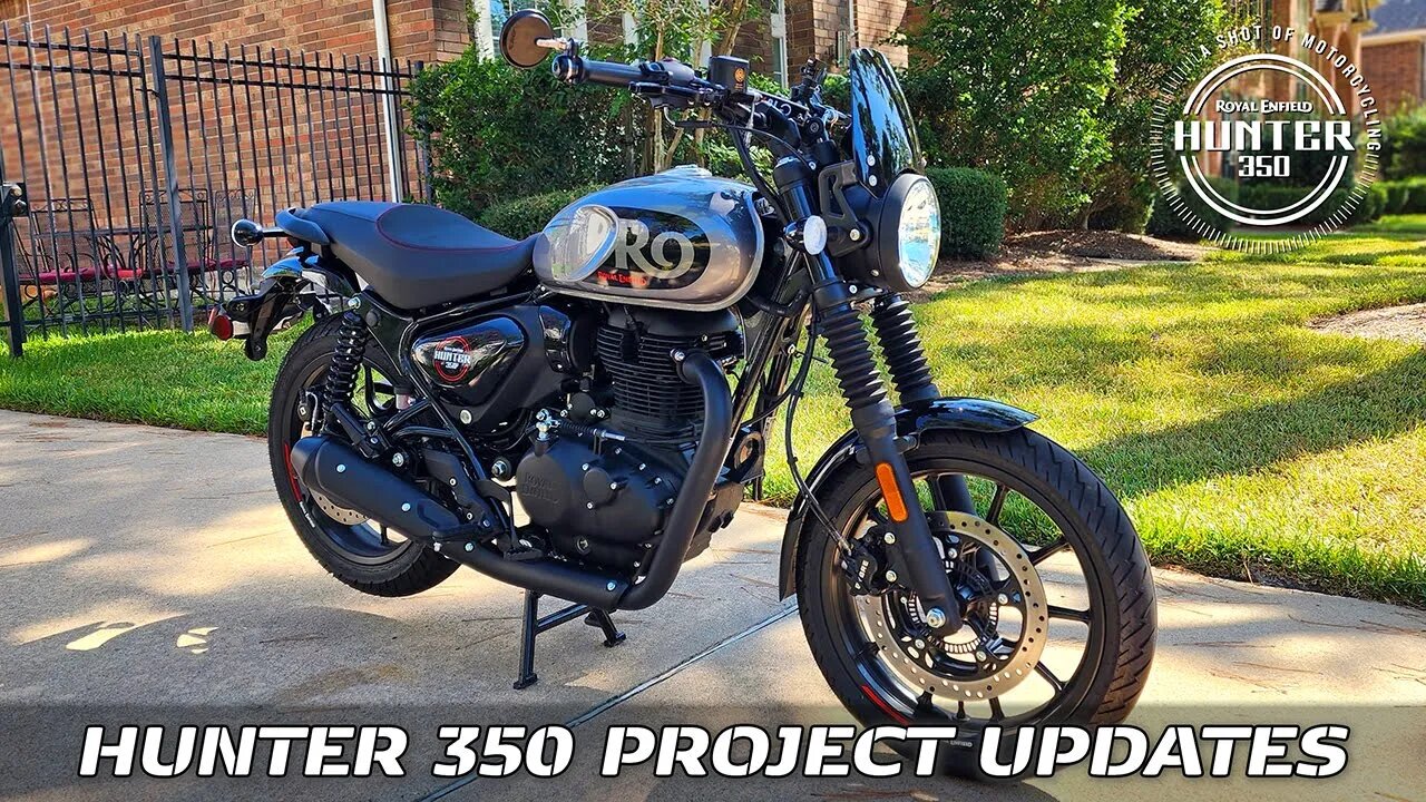 VLOG: Hunter 350 Project Updates & Missed Vlogs