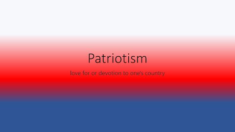 Patriotism: New American Revolution