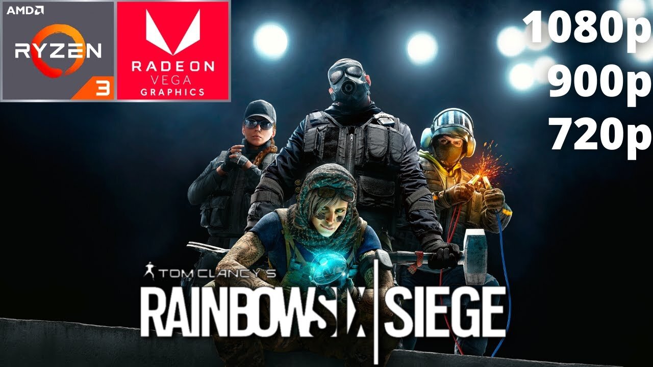 Tom Clancy's Rainbow Six Siege - Ryzen 3 3200G Vega 8 & 16 GB RAM/8 GB RAM/1X8 GB RAM