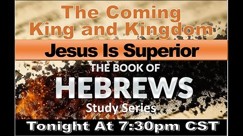 Hebrews Study Series Part 7: Jesus and Moses