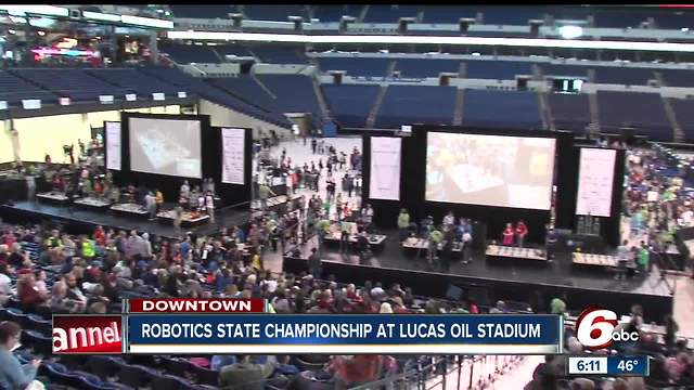 Largest robotics state championship in the country is taking place in Indianapolis