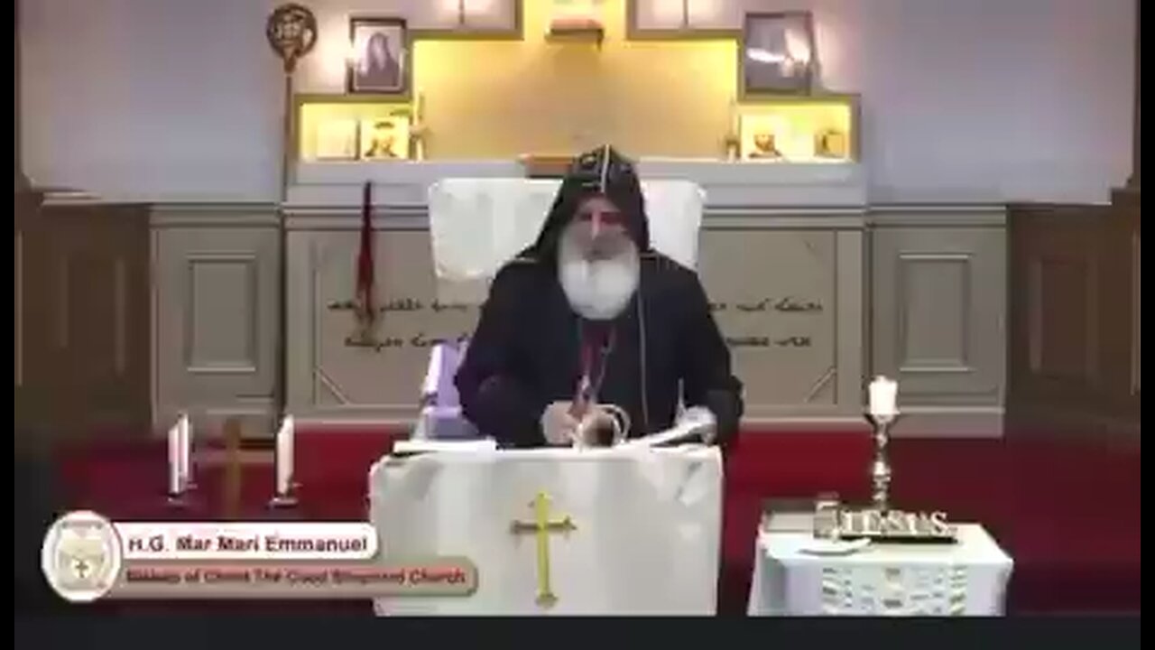 Warning Graphic - Assyrian priest stabbed on camera during mass in Sydney, Australia