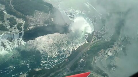 Niagara Falls from 5,000ft, gorgeous!