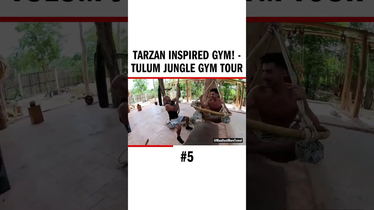 Tarzan Inspired Gym! - Tulum Jungle Gym Tour - #tulumjunglegym #junglegym #tulum #junglegymtulum #tu