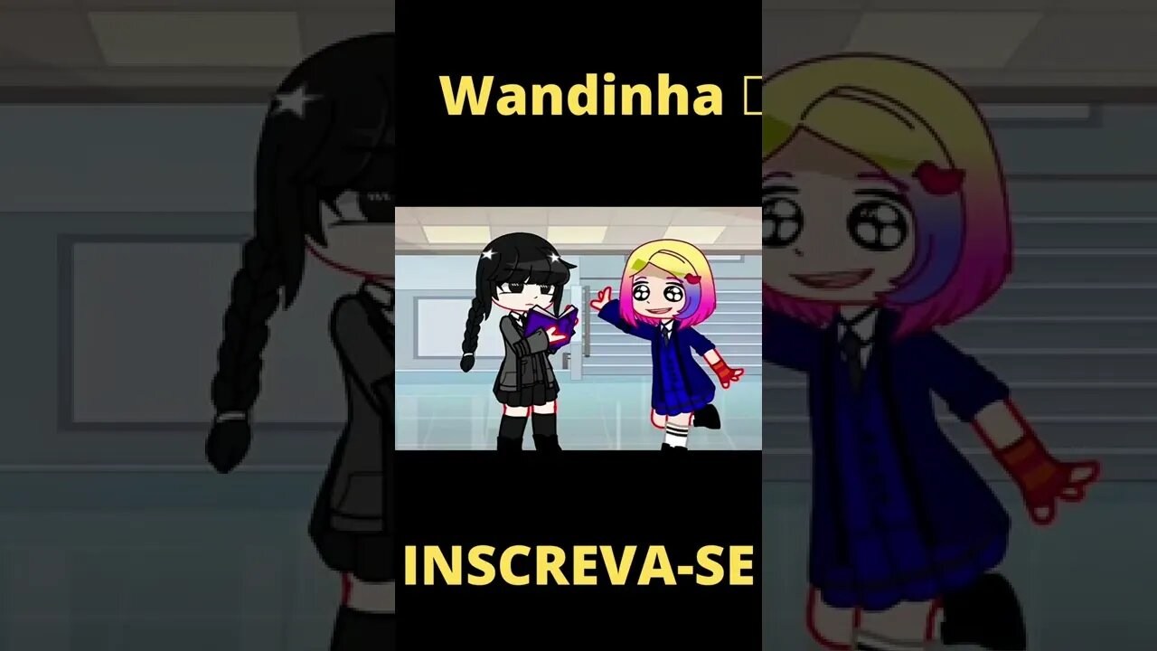 Mini Filme Gacha Life gacha club Wandinha 🤨🖤 #gachalife #wandinha #gachaclub #wednesdayaddams