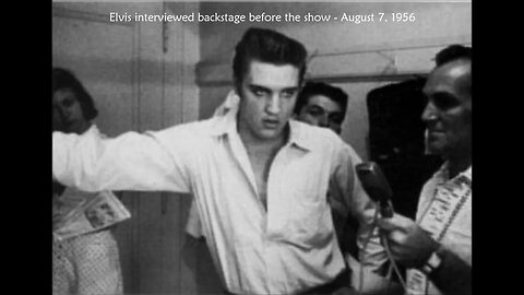 Elvis interview; August 7, 1956 St Petersburg, Florida