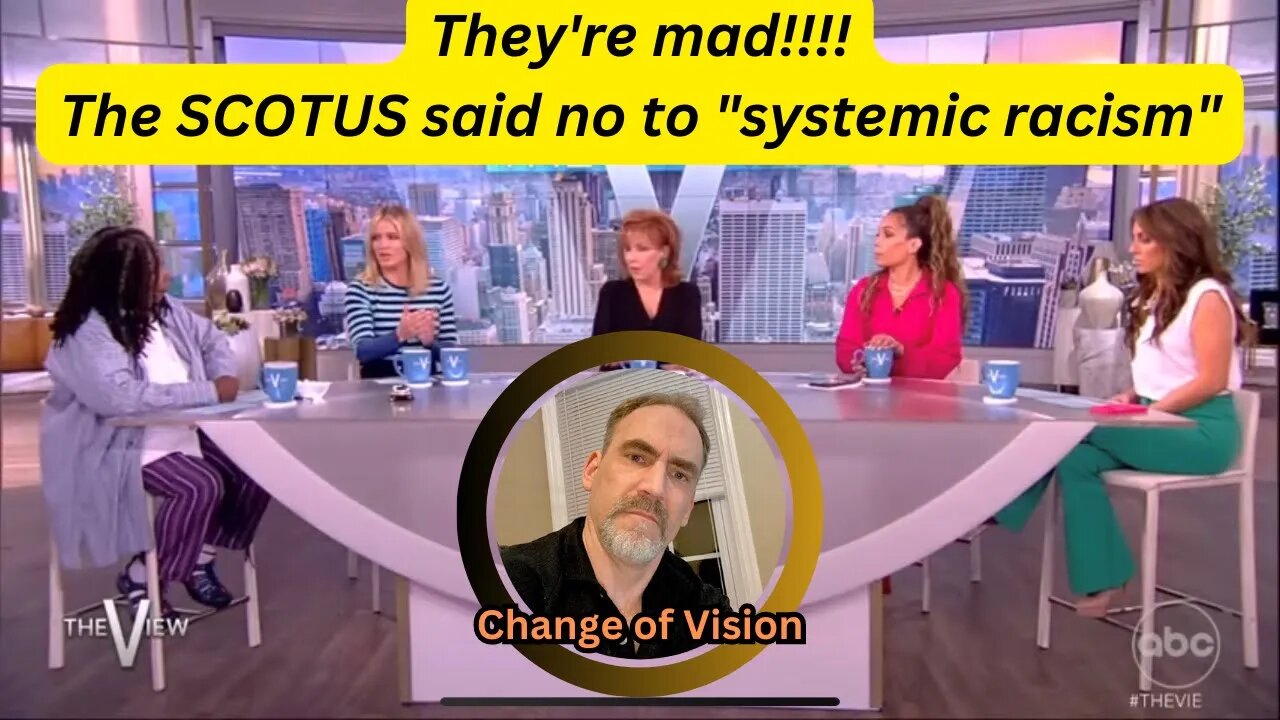 The View love systemic racism....