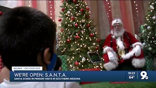 Santa Claus actor adds safety measures in socially distanced visits