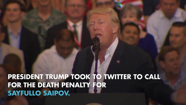 Trump: Alleged New York terrorist should get death penalty