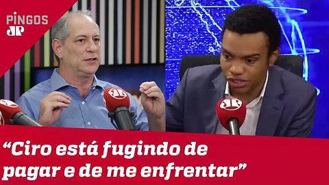 Holiday chama Ciro de covarde: "Está fugindo de me enfrentar"