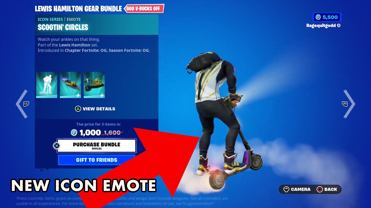 “NEW” SCOOTIN’ CIRCLES EMOTE GAMEPLAY!