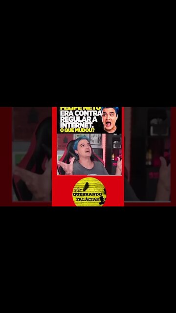 Por que será que agora o Felipe Neto é a favor do PL da Censura?