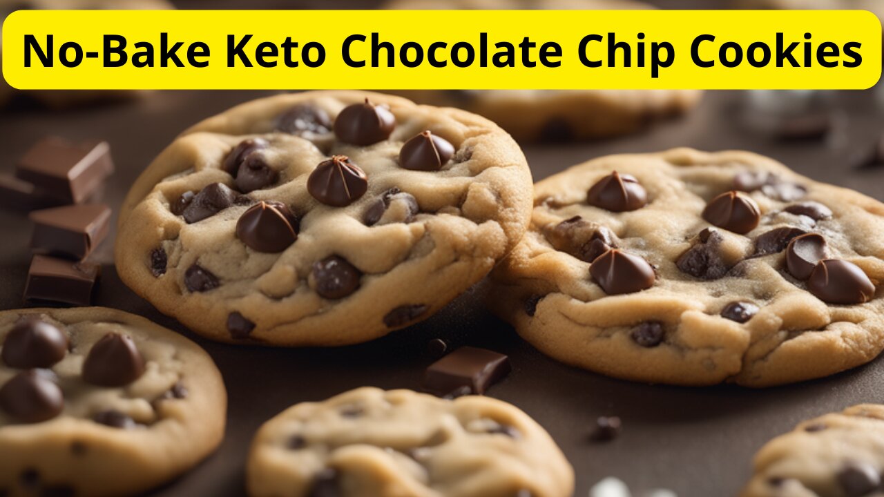 No-Bake Keto Chocolate Chip Cookies