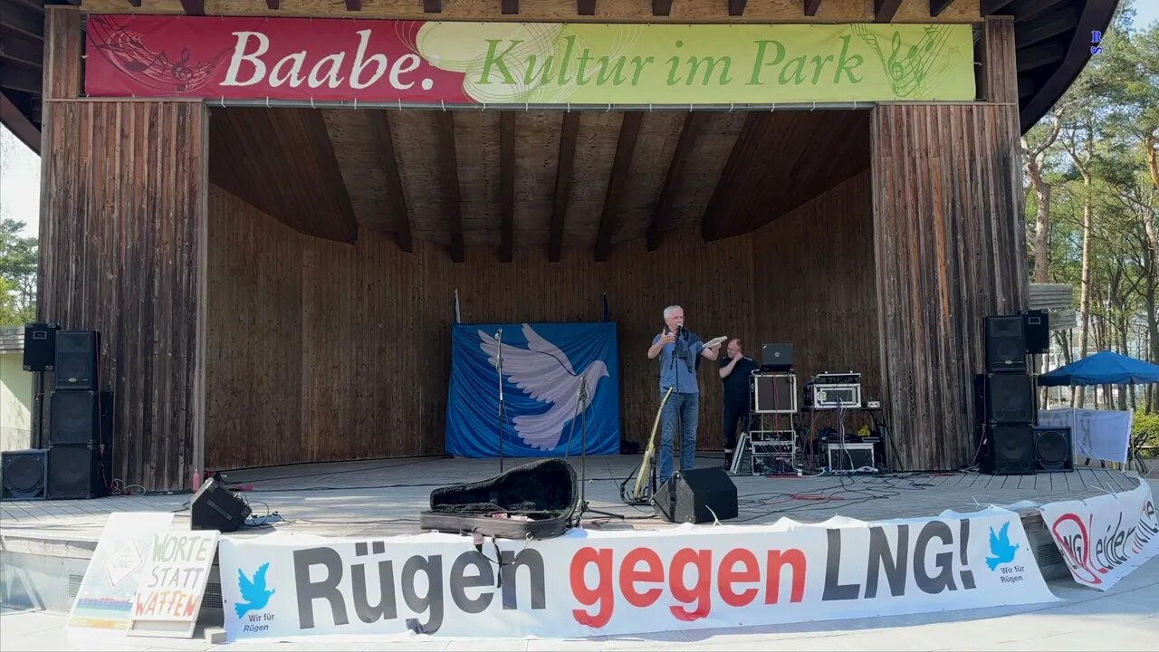 Baabe - Edwin mit seiner heutigen Rede 13-05-2023