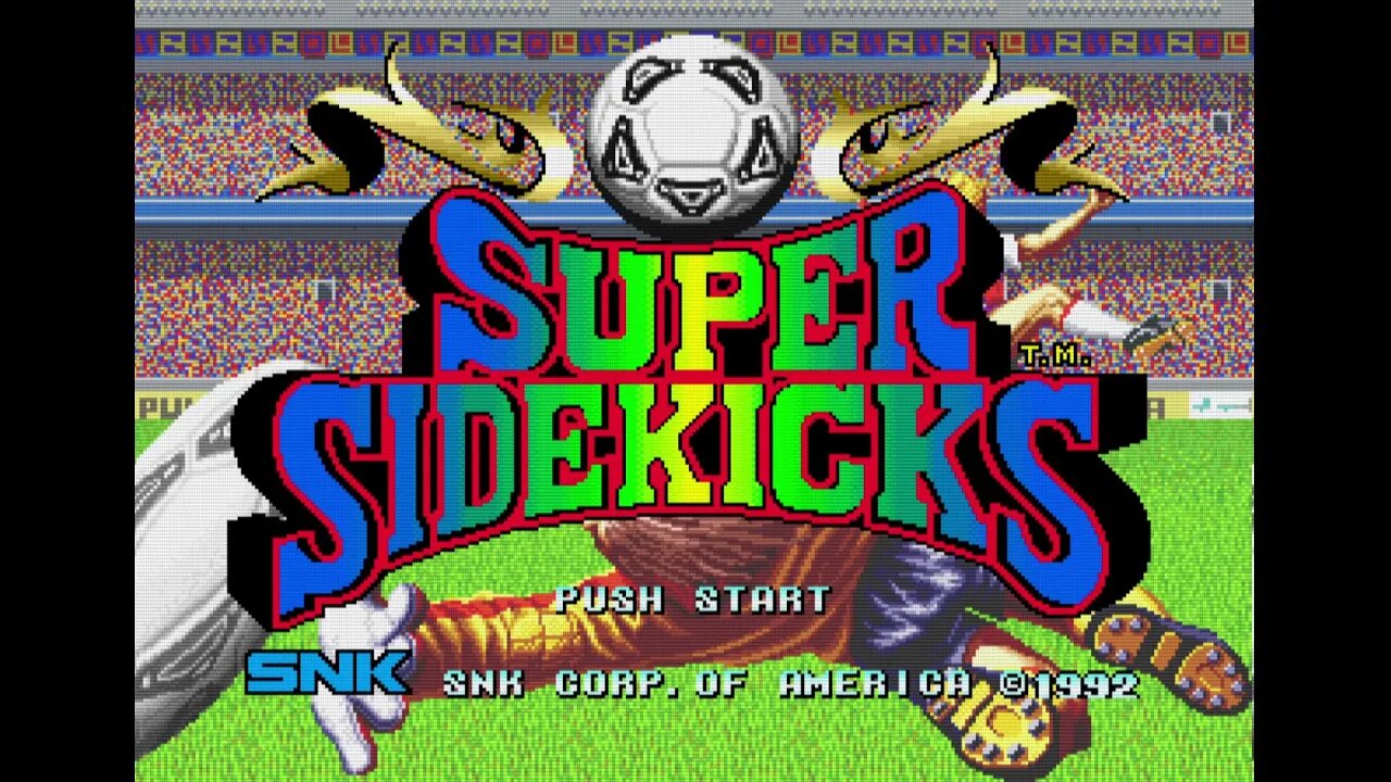 Super Sidekicks - Tokuten-ou (Japan) (En, Ja) - Neo Geo CD - Live com MiSTer FPGA #MiSTerFPGA