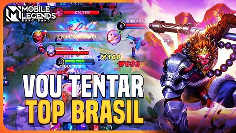 VOU TENTAR PEGAR BR COM ESSE HERÓI NESSA SEASON | SUN | MLBB