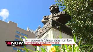 Local group wants Christopher Columbus statue taken down