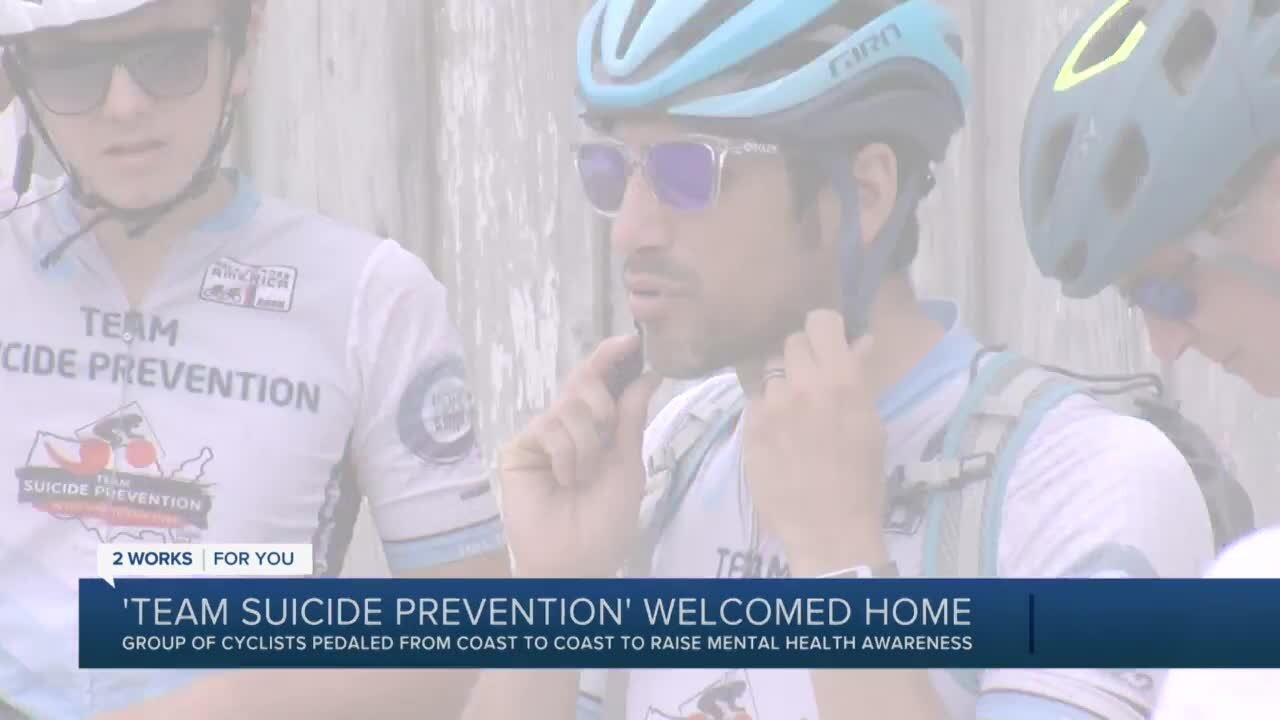 'Team Suicide Prevention' welcomed home