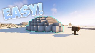 This Minecraft Snow Biome Base tutorial is perfect for any player!