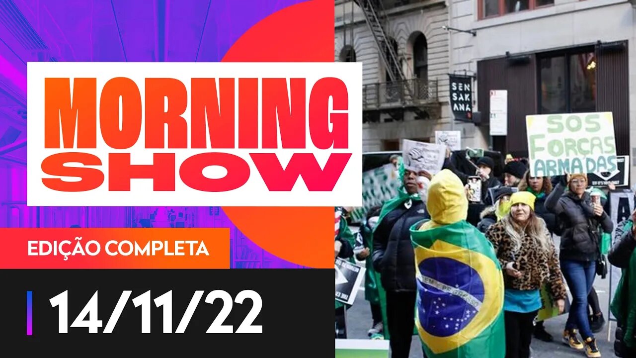 PROTESTOS CONTRA O STF EM NY - MORNING SHOW - 14/11/22