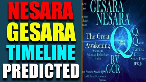 NESARA/GESARA ENABLED! TIMELINE & MARKERS PREDICTED! EPIC NEWS UPDATE TODAY - TRUMP NEWS