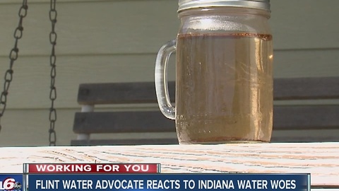 Flint water advocate reacts to Indiana water woes