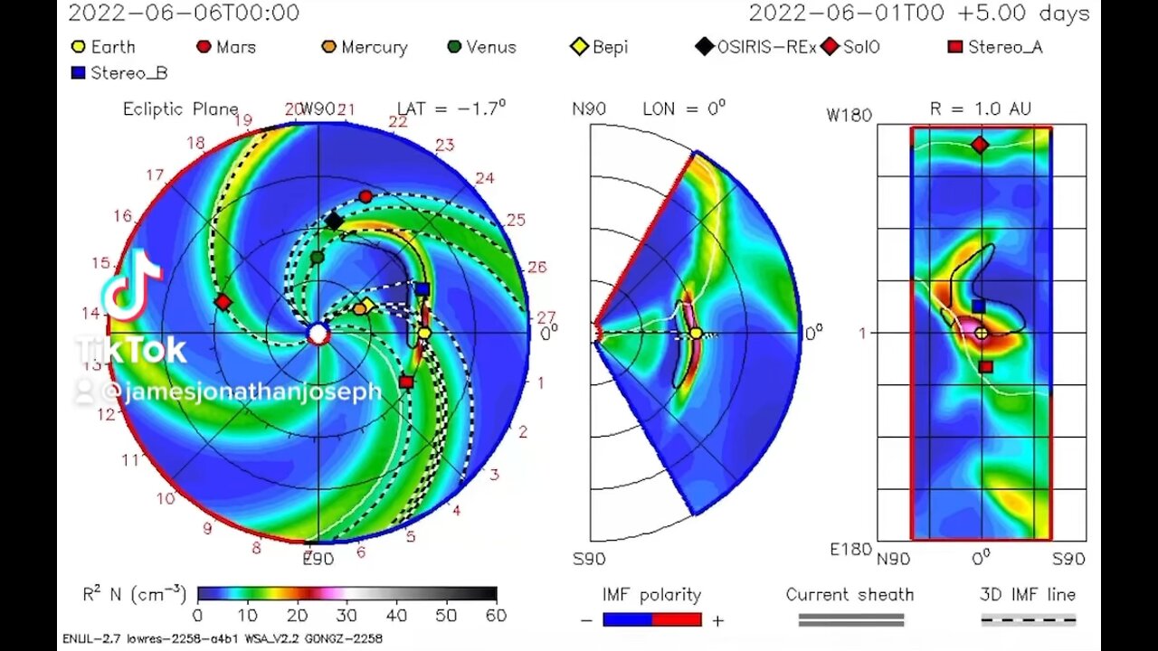 Radiation impact to earth 6/5/22