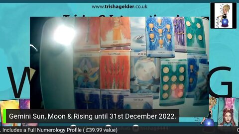 Gemini, Sun Moon & Rising until 31st December 2022.