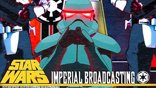 Galactic Empire Broadcasting Holonetwork | Star Wars Blender Animation