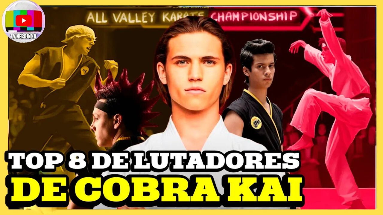 TOP 8 DE MELHORES LUTADORES DE COBRA KAI E KARATE KID