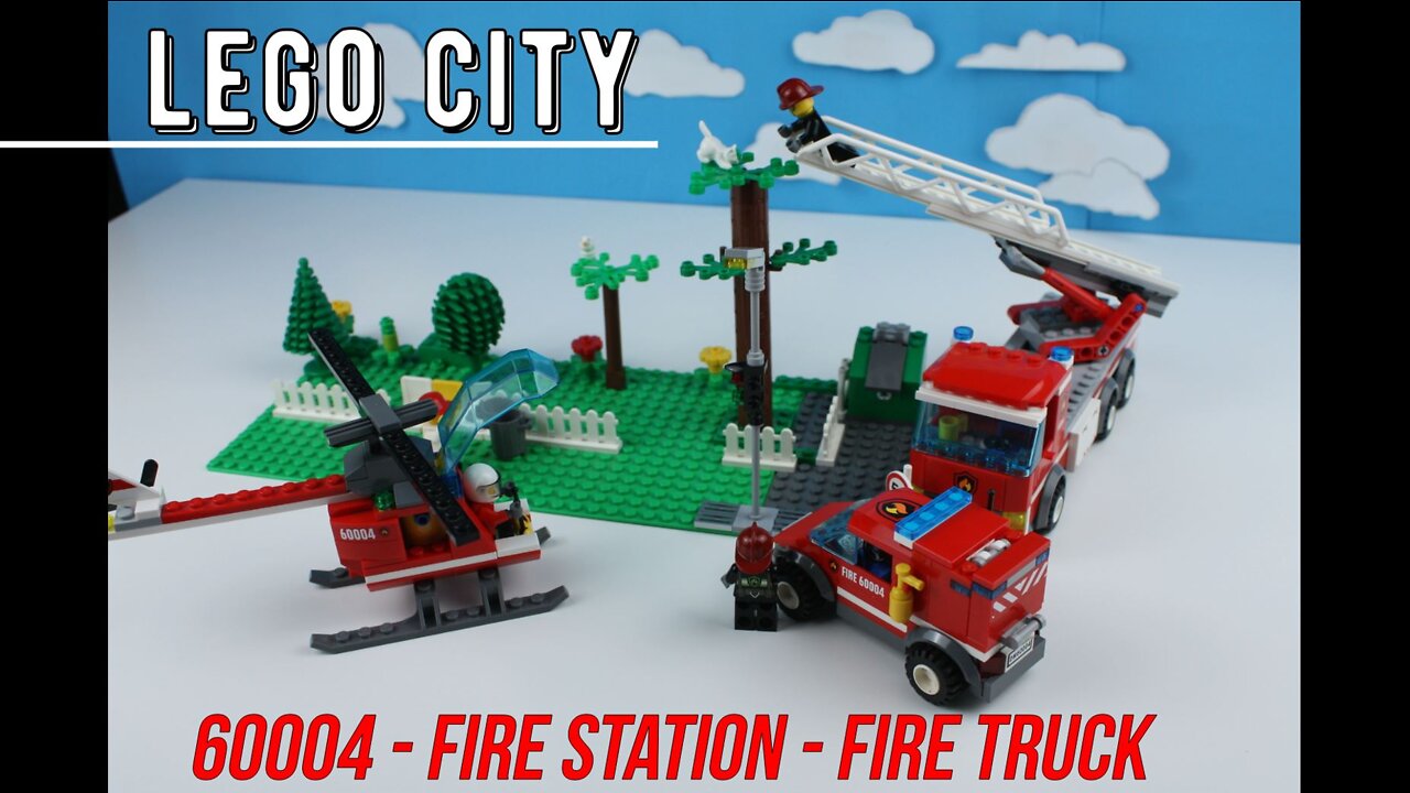 LEGO CITY 60004 Fire station - Fire Truck (3 of 5)