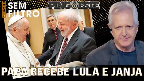 Papa recebe lula e janja no vaticano