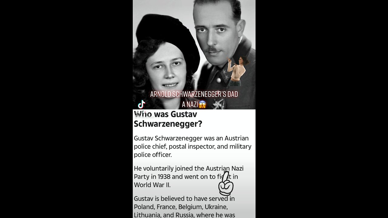Arnold’s dad was a Nazi
