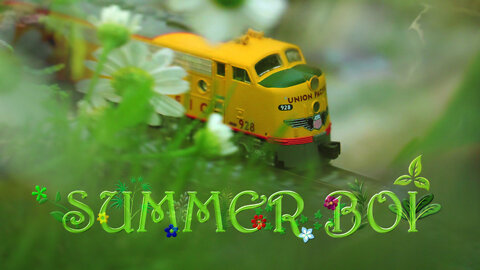 Summer Boi - Z Scale Model Train Union Pacific E8 from American Z Line