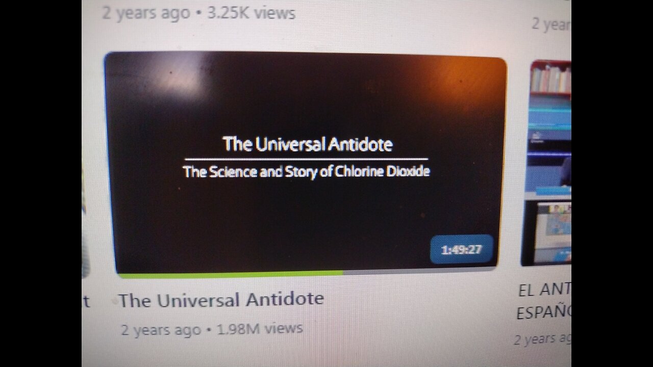 Chlorine Dioxide (The Universal Antidote - 2023)